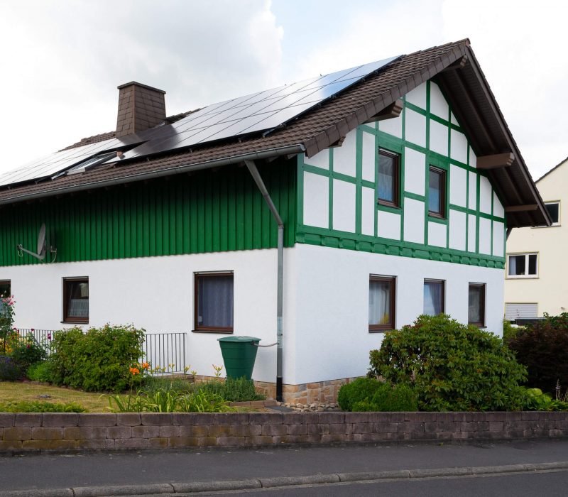 Dietmar Dimmerling Zimmerei und Holzbau Farbgestaltung der Terrasse